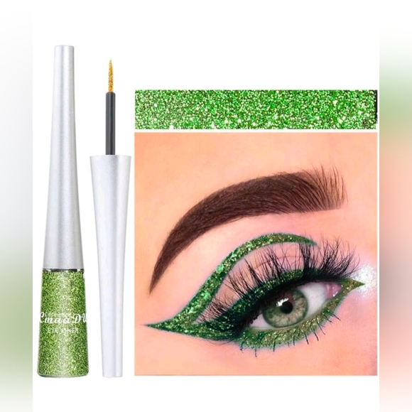 Source Unknown Other - 💕$4 Bundled New Sparkling Lime Green Liquid Eyeliner